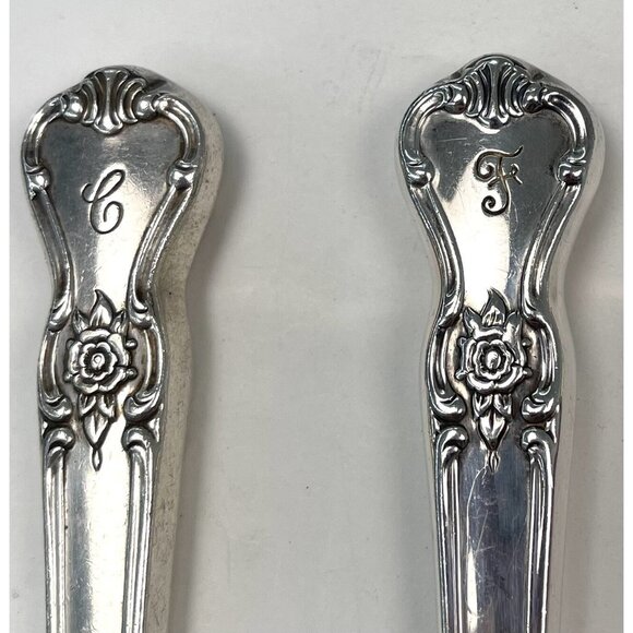 28pc Lot Old Company International Silver Silverplate SIGNATURE VariousMonograms - Picture 8 of 12